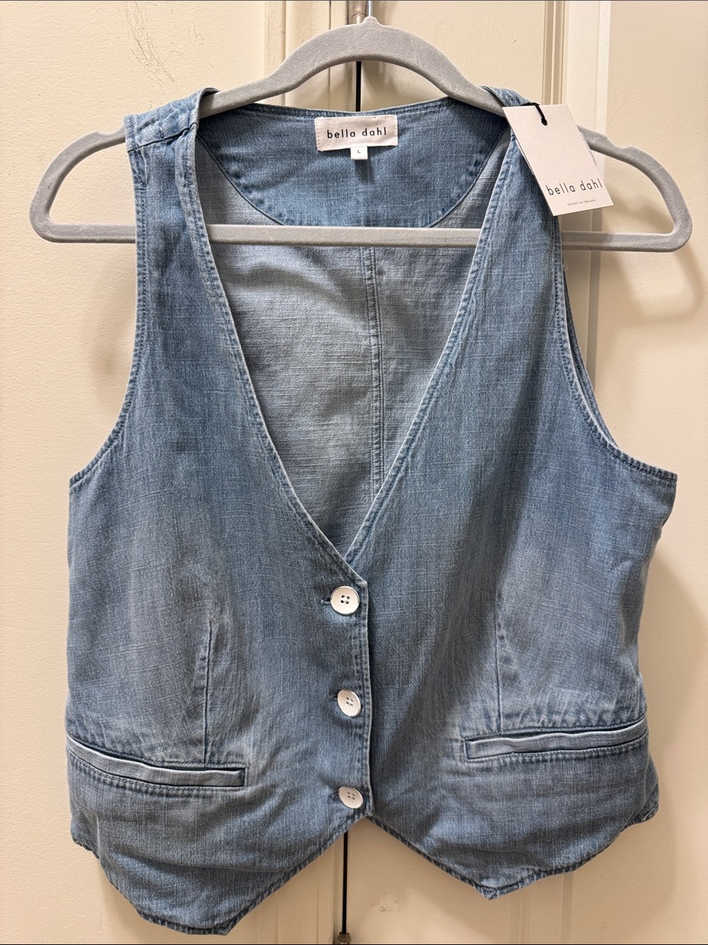 NWOT Bella Dahl Women Denim Vest